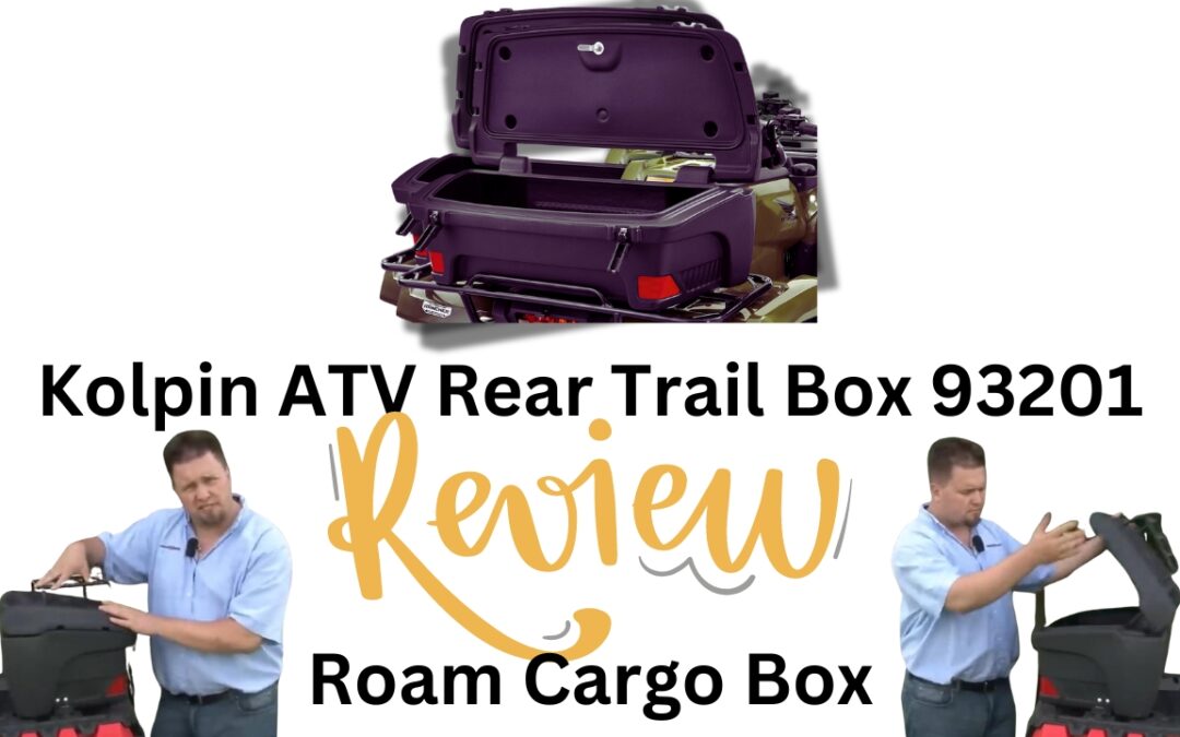 Dependable Kolpin ATV Rear Trail Box 93201 Overview |Heavy-Duty and Affordable