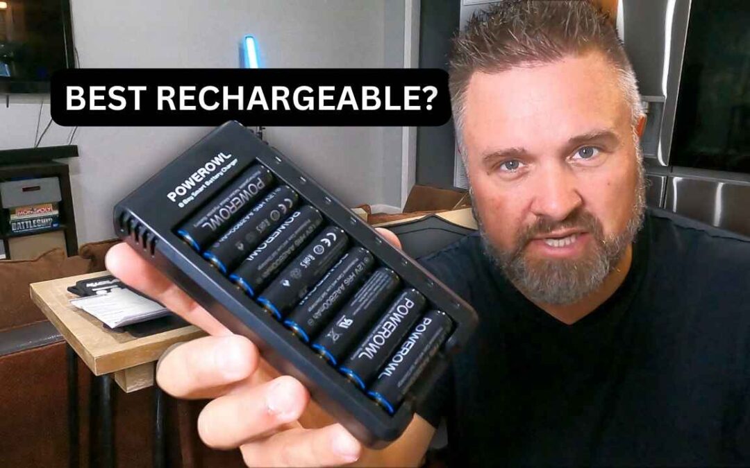 Boost Your Gadgets with POWEROWL 2800mAh Rechargeable AA Batteries!