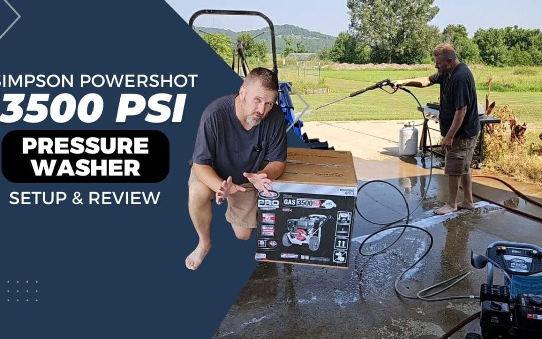 SIMPSON Powershot 3500 PSI Pressure Washer Review: Tackling Tough Grime on the Backroads