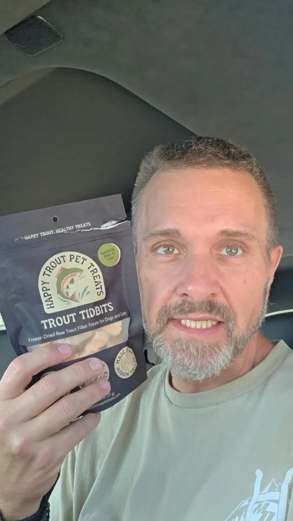 happy trout tidbits smiling review