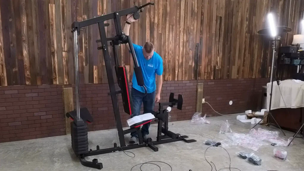 installing chest press arm