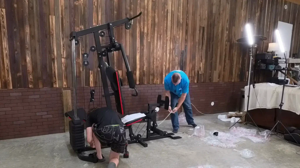 leg station chain and base bolts